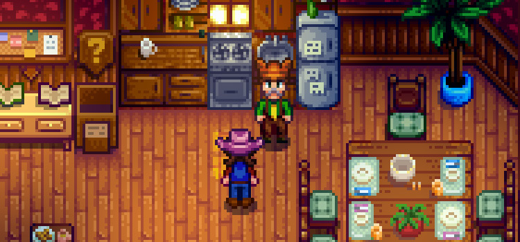 NPC Wearable Hats in Stardew