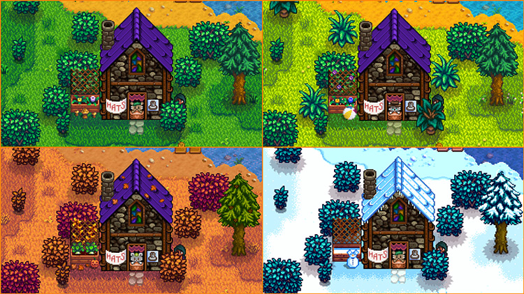 Hat Mouse House Makeover / Stardew Valley Mod