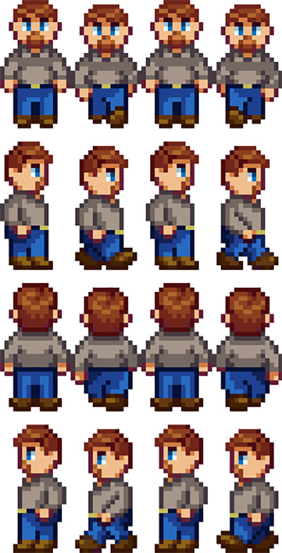 Clint Removes Apron / Stardew Valley Mod
