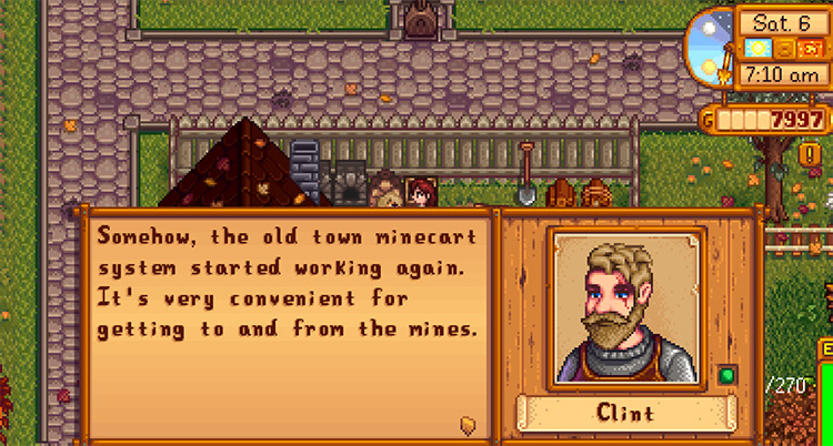 Aesthetic Clint / Stardew Valley Mod