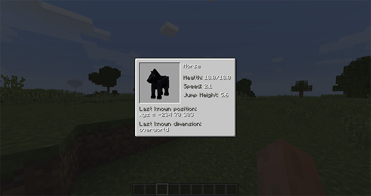 Callable Horses / Minecraft Mod
