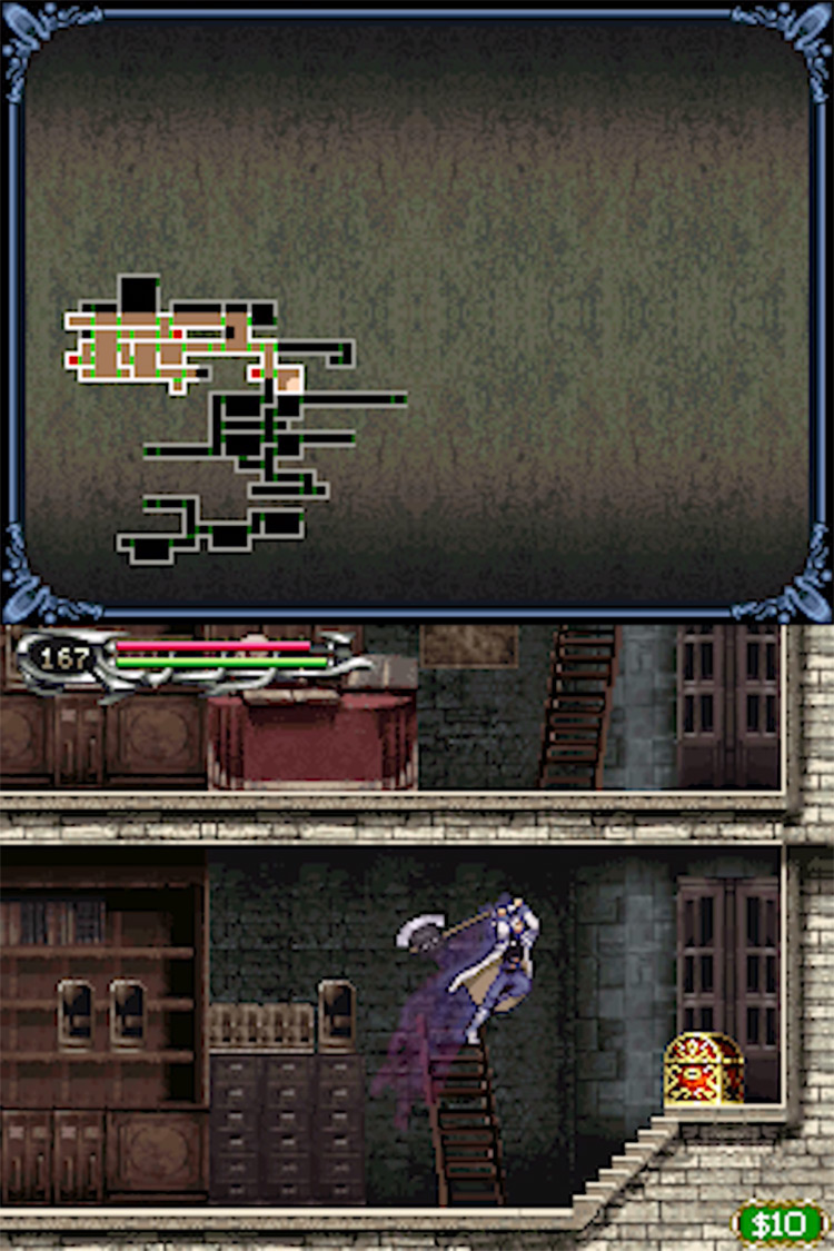 Castlevania: Dawn of Sorrow (2005) gameplay screenshot
