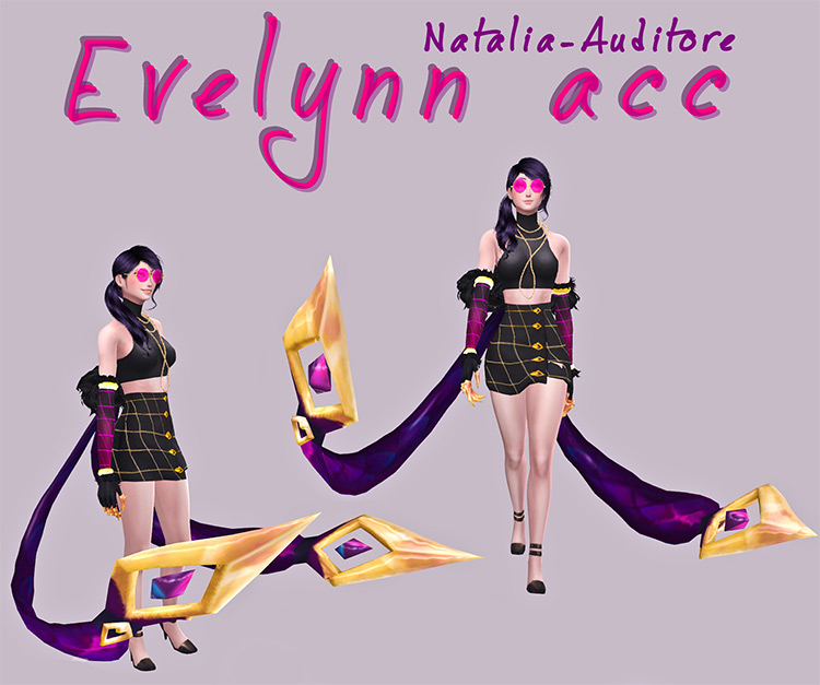 Evelynn Acc / Sims 4 CC