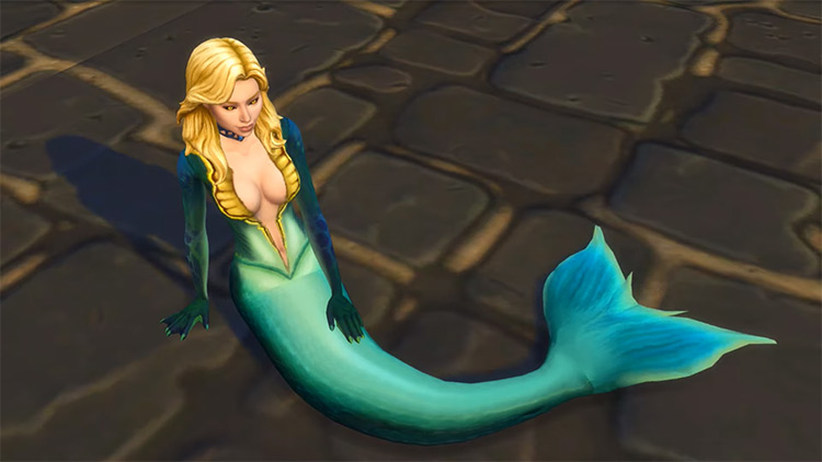 Nami Mermaid Tail / Sims 4 CC