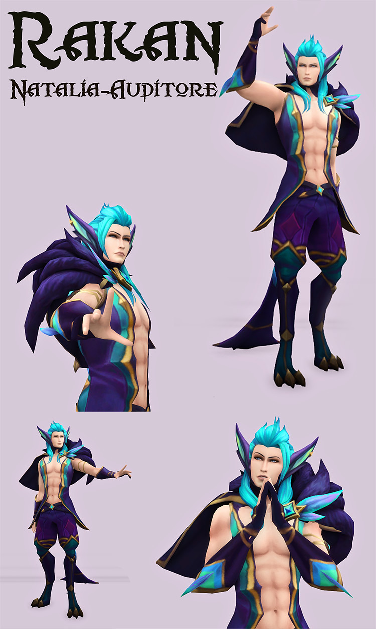 Rakan – Star Guardian / Sims 4 CC