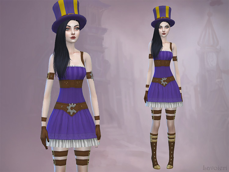 Caitlyn Outfit / Sims 4 CC