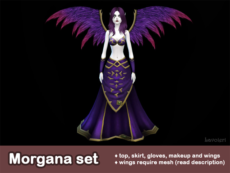 Morgana Set / Sims 4 CC