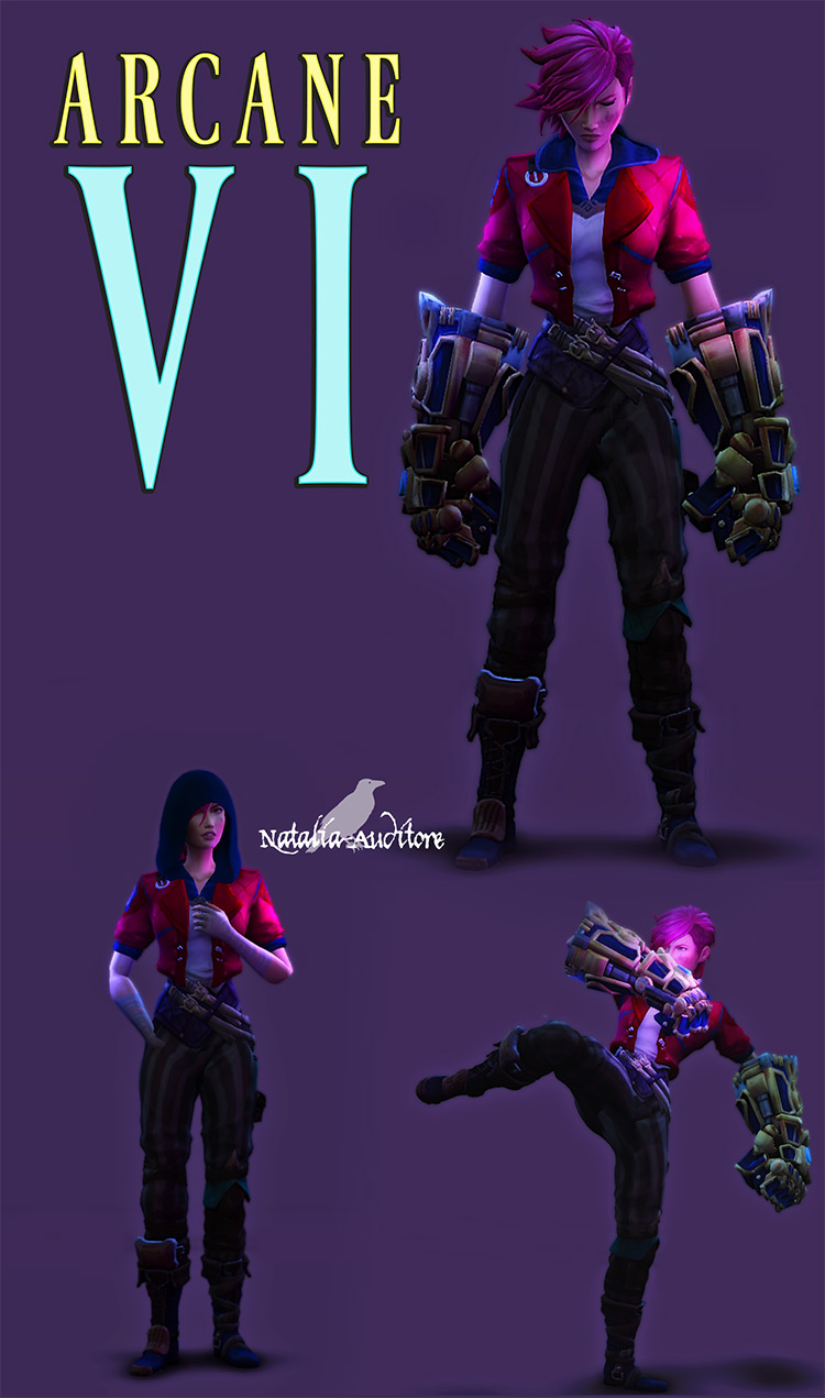 VI Arcane Set / Sims 4 CC