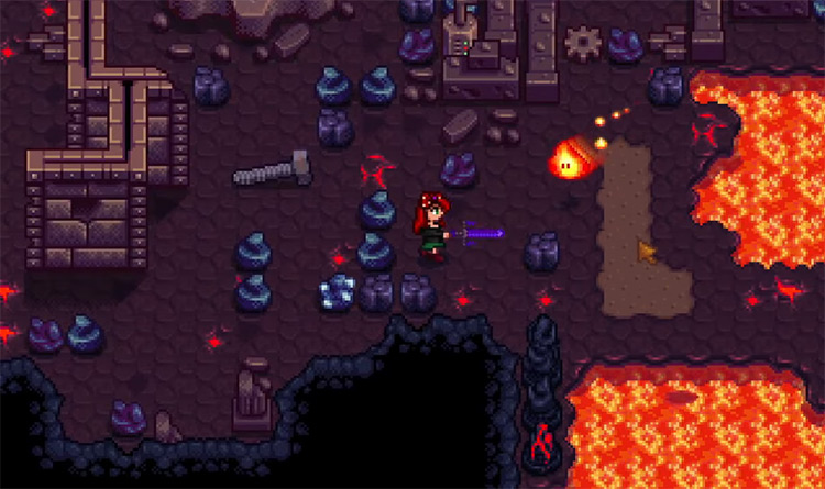 Magma Sprite in Stardew Valley