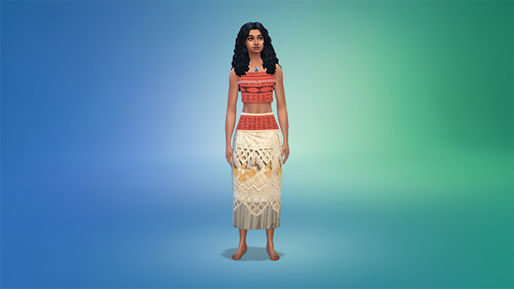 Moana CC by CanTranSimmer / TS4 CC