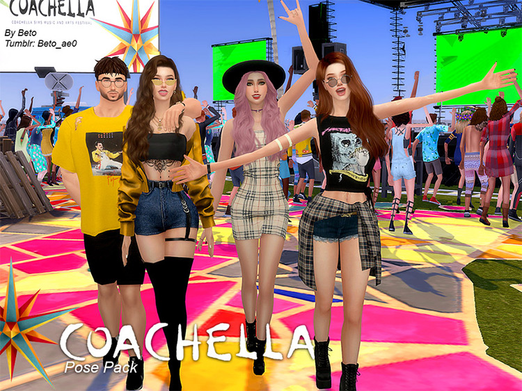 Sims 4 Coachella & Music Festival CC FandomSpot