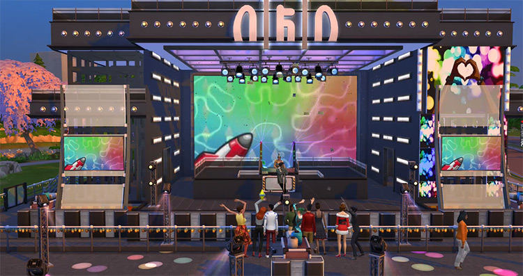 Sims 4 Coachella   Music Festival CC   - 99