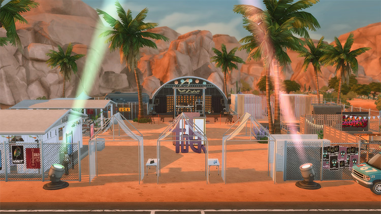 Sims 4 Coachella   Music Festival CC   FandomSpot - 4