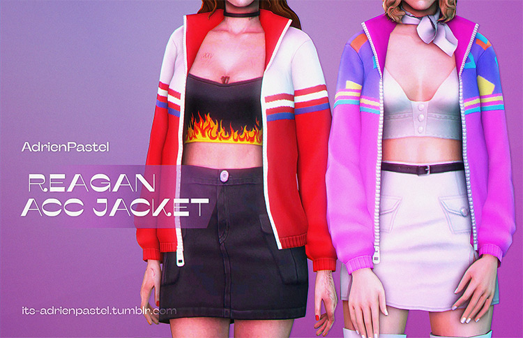 Reagan Accessory Jacket / Sims 4 CC