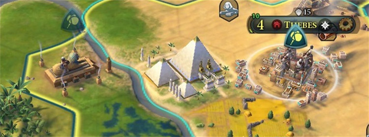 Ancient Egyptian Capital Thebes / Civilization VI