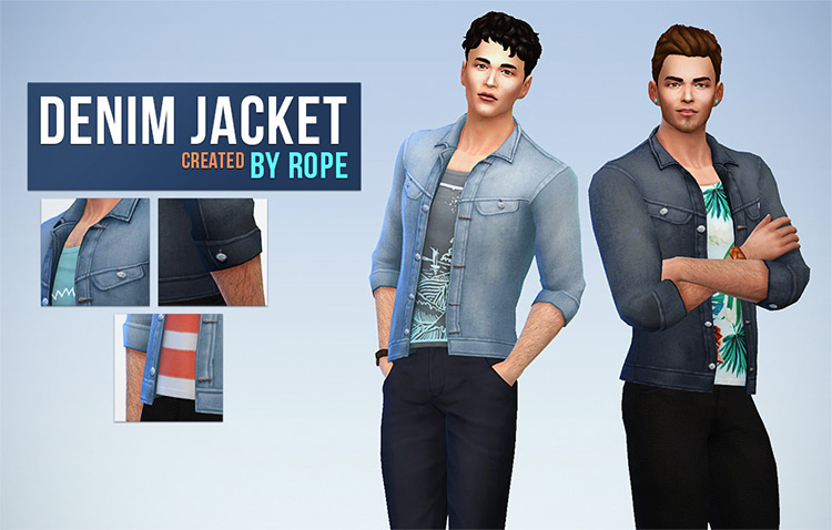 Denim Jacket by Rope / Sims 4 CC