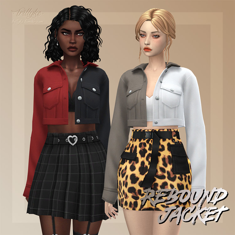 Rebound Jacket by Trillyke / TS4 CC