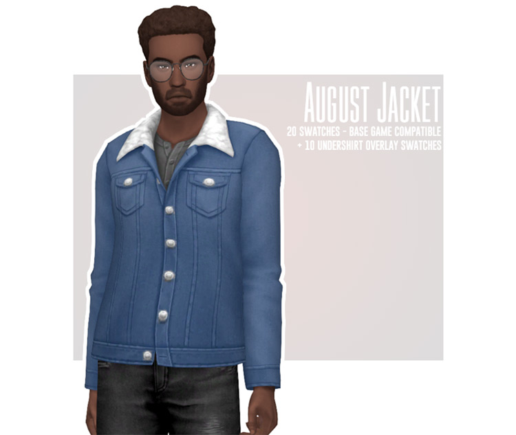 August Jacket by MysteriousDane / Sims 4 CC