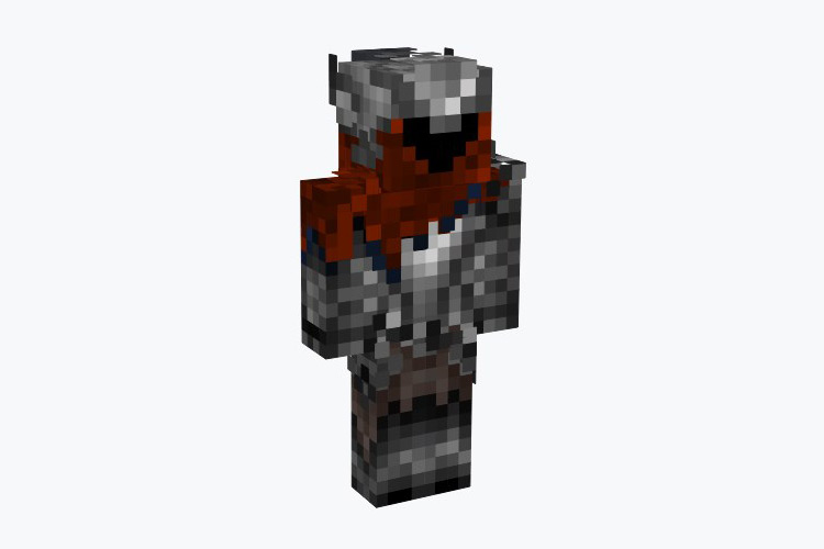 Corrupted Herobrine, Minecraft Skin