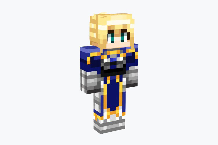 Saber (Fate / Stay Night) Skin For Minecraft