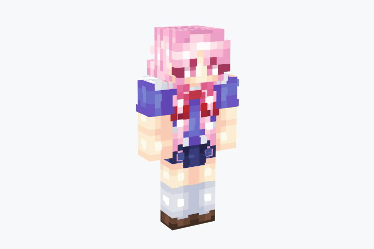 Yuno Gasai (Mirai Nikki) Skin For Minecraft