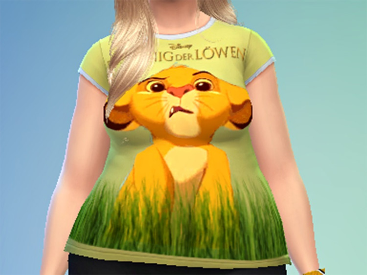 The Lion King T-Shirt by Cinderella Ella 94 / TS4 CC