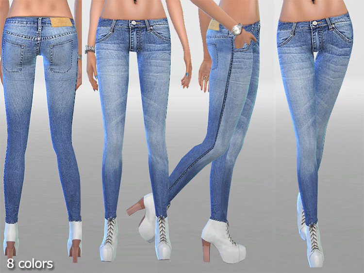 Sims 4 Low Rise Jeans CC  Maxis Match   Alpha    FandomSpot - 6