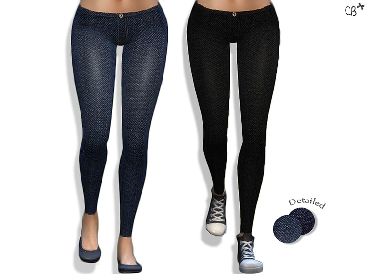 Fashionable Skinny Jeans by CherryBerrySim / Sims 4 CC