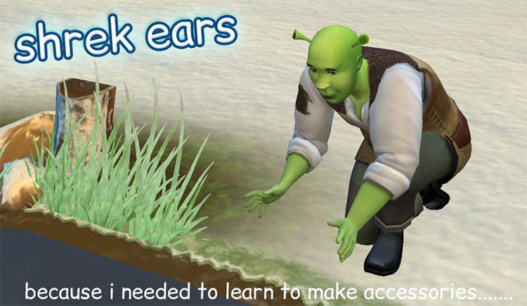 Shrek Ears / Sims 4 CC