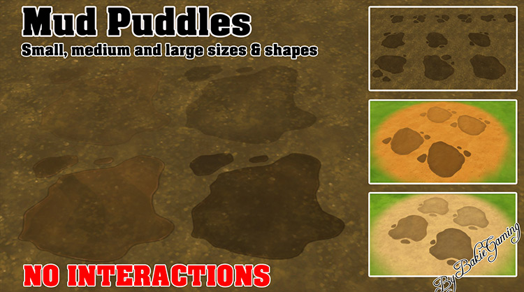 Mud Puddles / Sims 4 CC