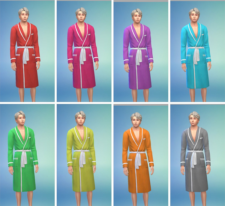 A Rainbow of Robes / Sims 4 CC