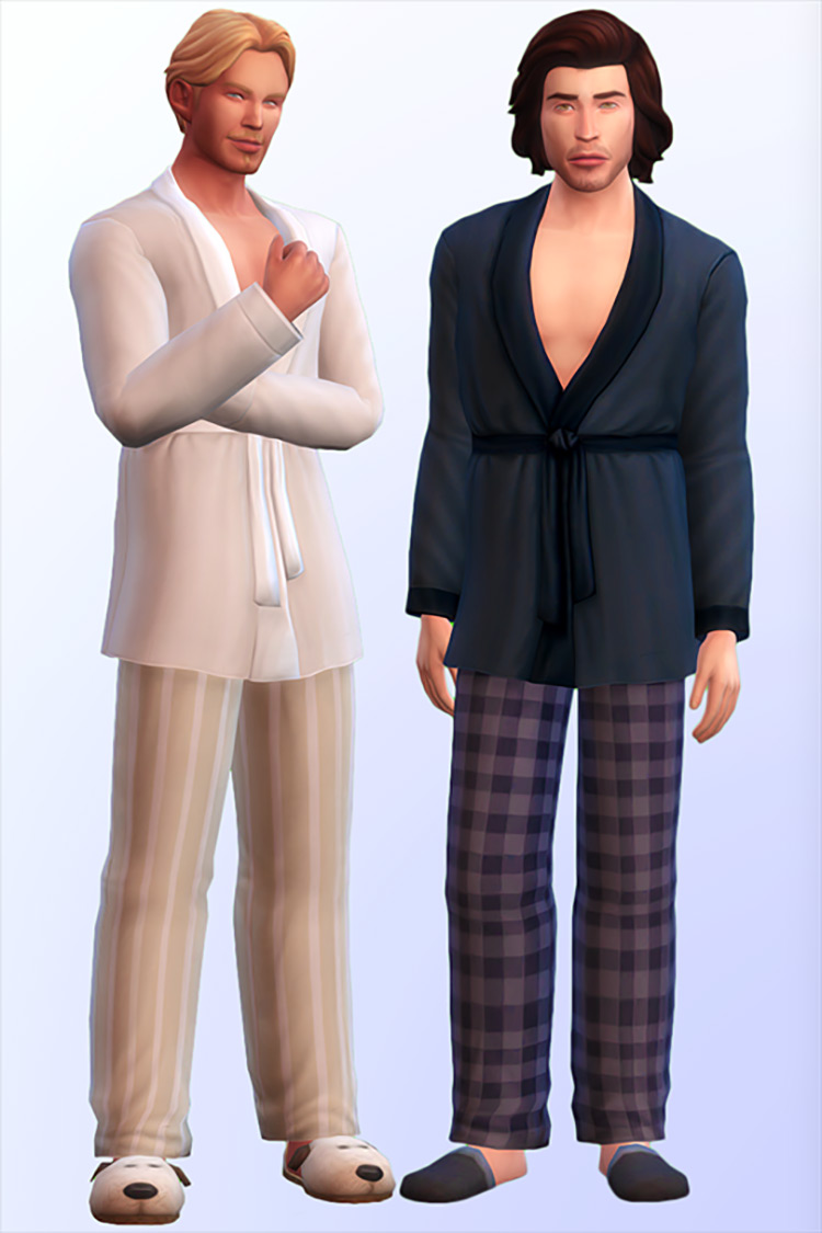 Palo Santo - A Robe For Men / Sims 4 CC