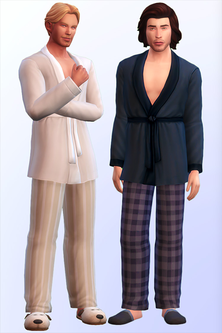 Custom Bathrobe CC for The Sims 4  Male   Female    FandomSpot - 16