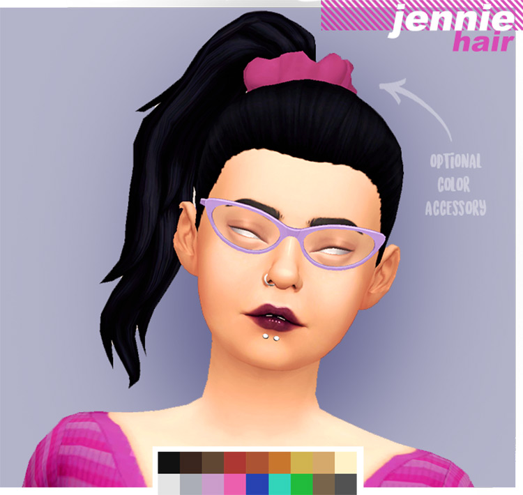 Jennie Hair / Sims 4 CC