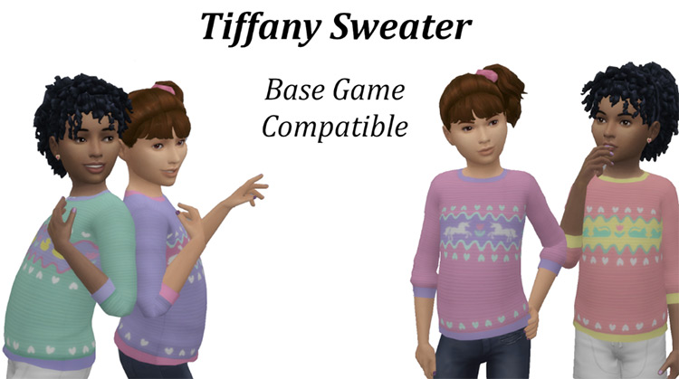 Tiffany Sweater / Sims 4 CC