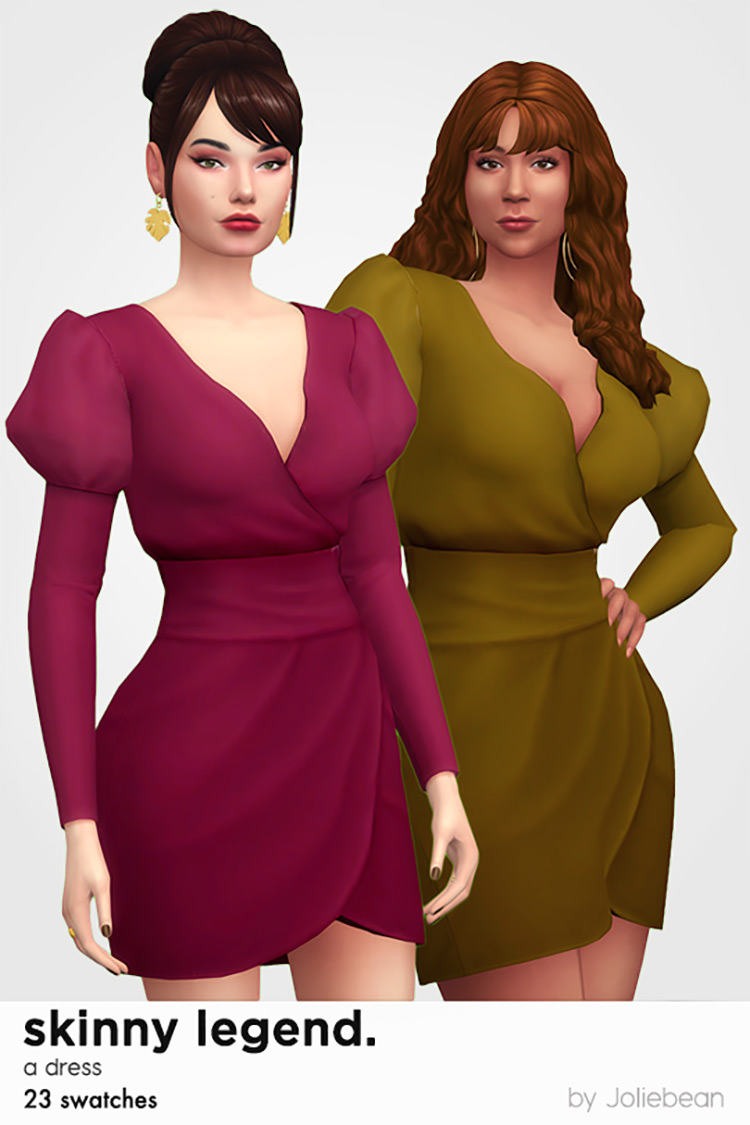 Skinny Legend Dress / Sims 4 CC
