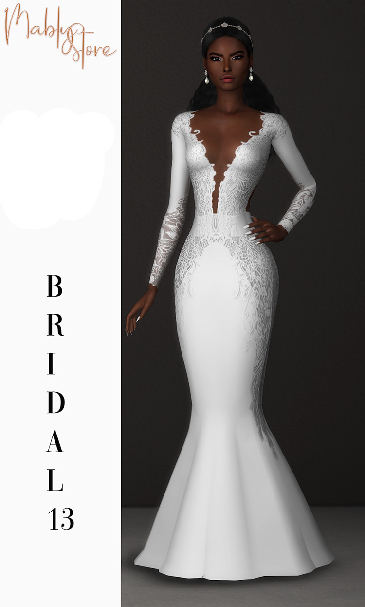 Bridal 13 by mablystore / TS4 CC