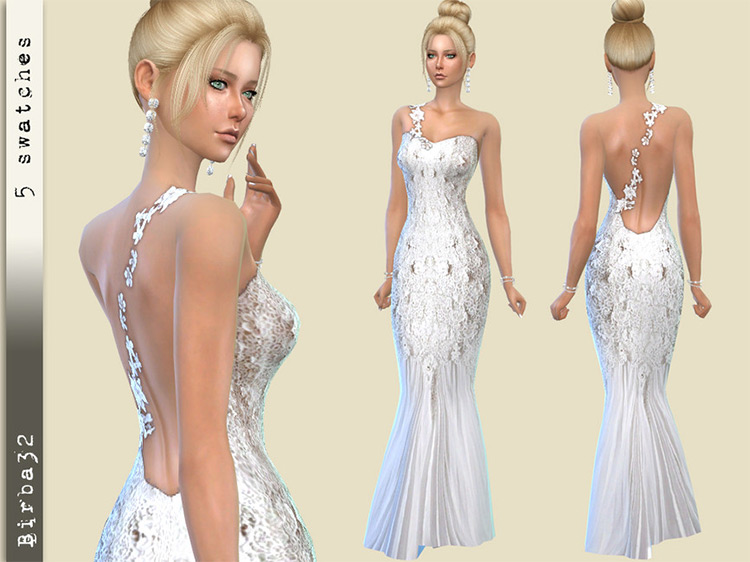 Sims 4 Alpha CC Wedding Dresses  The Ultimate Collection   - 8