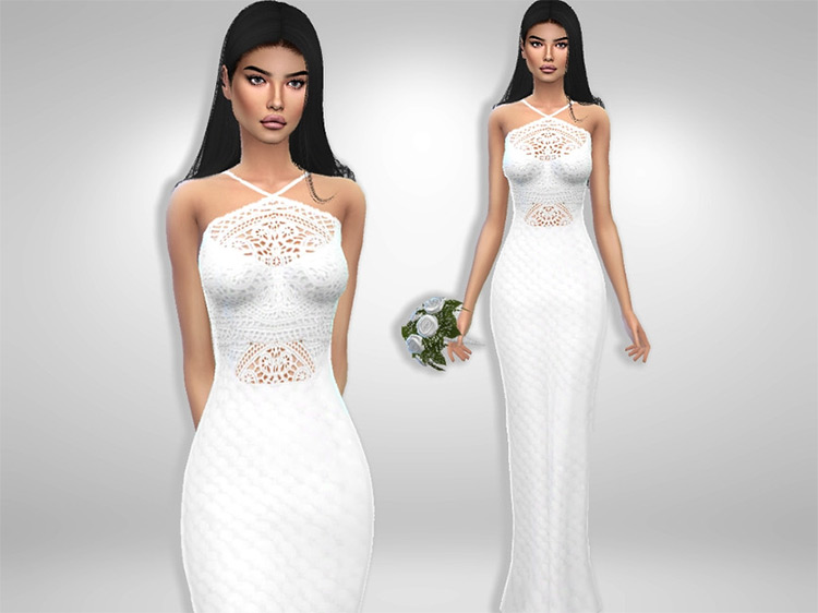 Ryn Wedding Dress by Puresim / TS4 CC