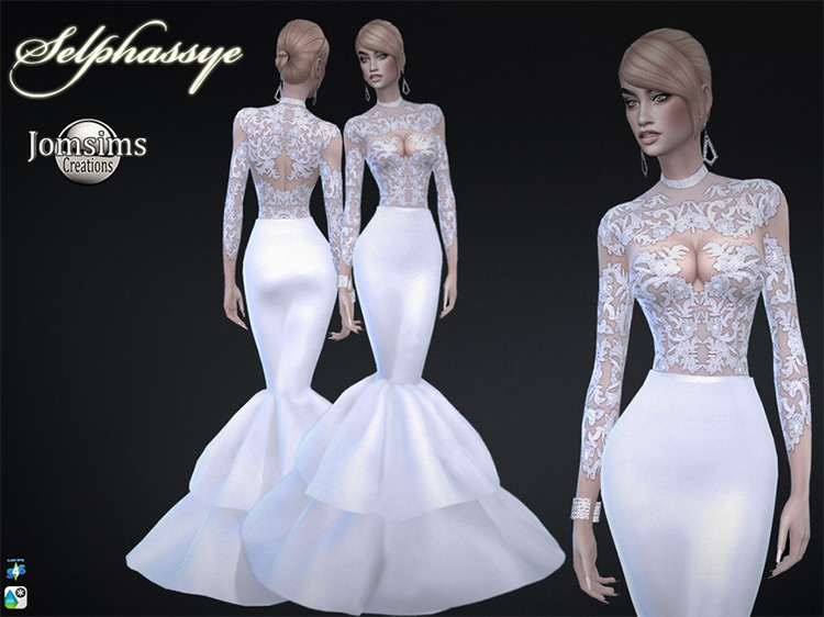 Sims 4 Alpha CC Wedding Dresses  The Ultimate Collection   FandomSpot - 35