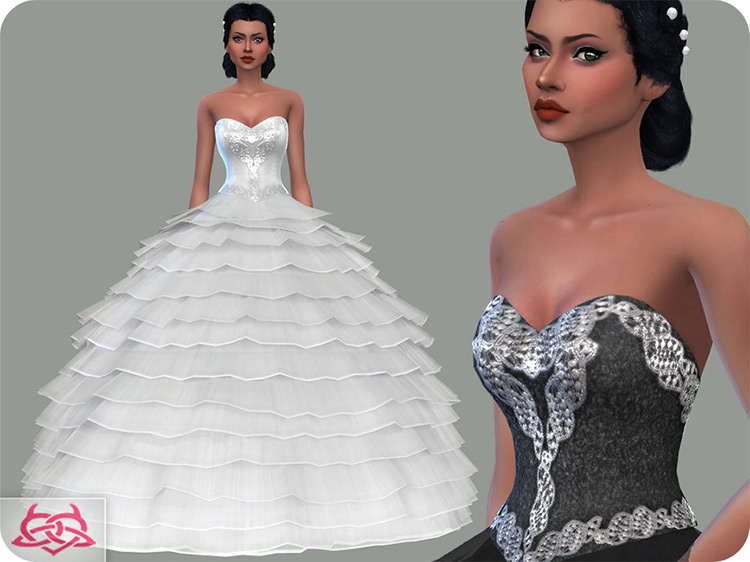 Wedding Dress 13 by Colores Urbanos / TS4 CC