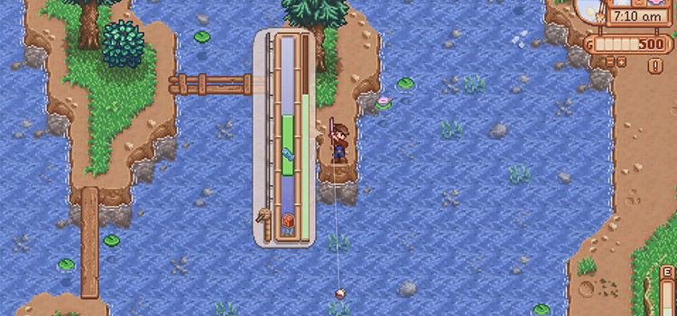 Stardew Valley fishing screenshot modded