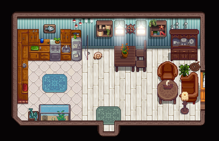 farmhouse interior mods stardew valley