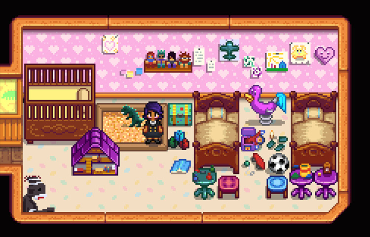 Kids Furniture Stardew Valley mod