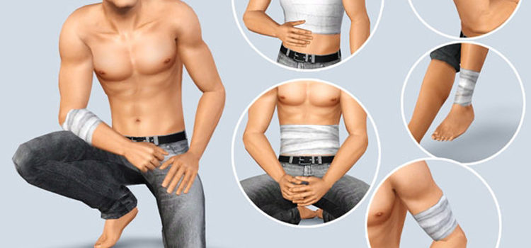 Sims 4 Injury CC: Scars, Bruises, Bandages & More