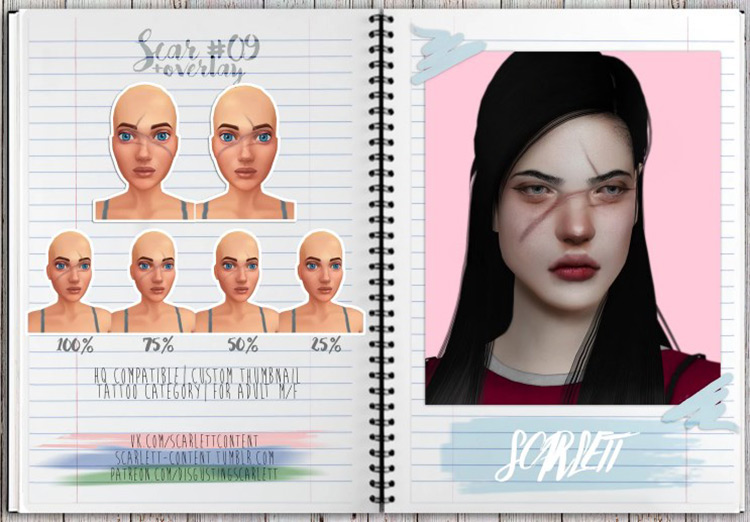 sims 4 self harm cc bloody