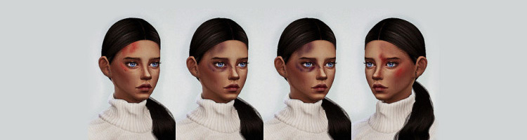 sims 4 cc bruises