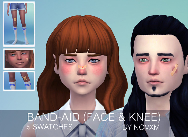 Band-Aid Modded Sims 4 CC screenshot