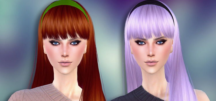 Cute headbands CC for girls - TS4 preview