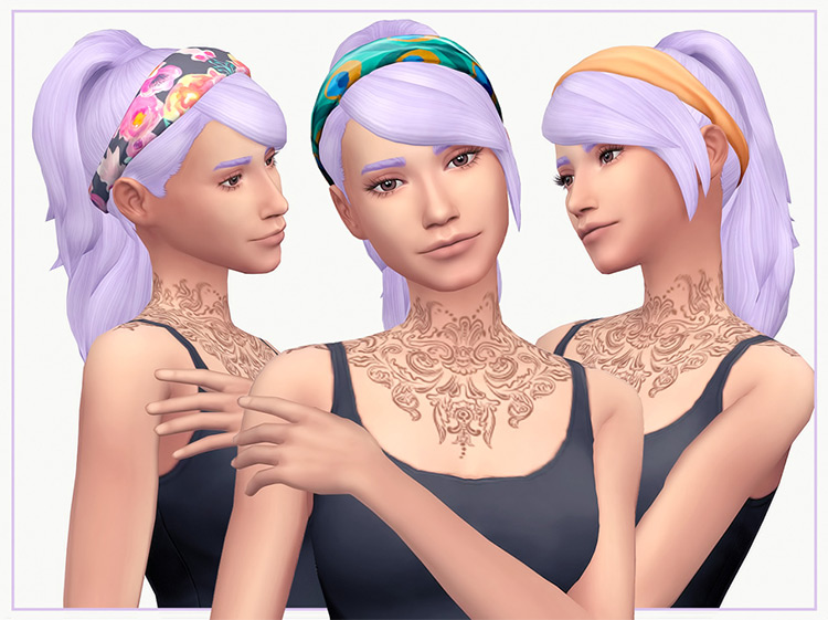 Sims 4 CC  Free Custom Headbands and Hairbands   FandomSpot - 64